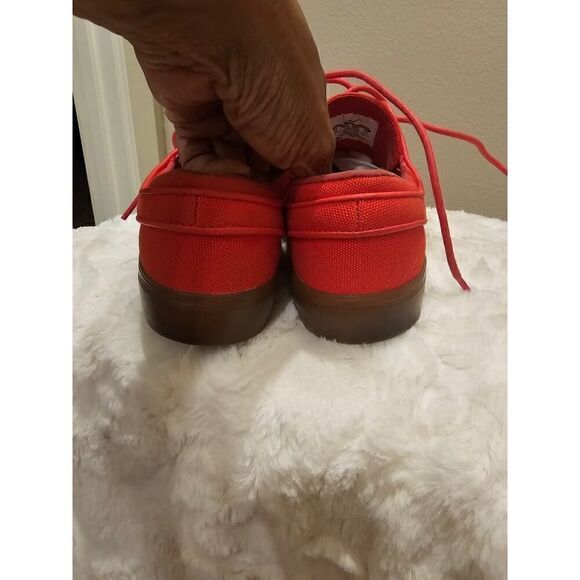 Nike Zoom Stefan Janoski Red Canvas Sneakers Size 6 - Picture 10 of 12